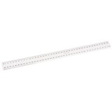 MARBIG RULER METRIC 400MM CLEAR