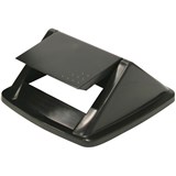 ITALPLAST SWING TOP BIN LID 32 LITRE BLACK