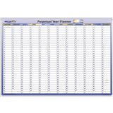 COLLINS WRITERAZE 12800 QC UNDATED PERPETUAL YEAR PLANNER FRAMED 700 X 1000MM