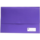 MARBIG POLYPICK DOCUMENT WALLET FOOLSCAP PURPLE