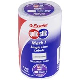 QUIKSTIK MARK I PRICING GUN LABEL PERMANENT 1500 LABELSROLL 22 X 12MM WHITE PACK 5