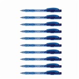 STABILO 308 LINER RETRACTABLE BALLPOINT PEN 10MM BLUE BOX 10