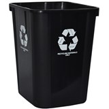 ITALPLAST GREENR TIDY BIN RECYCLE ONLY 32 LITRE BLACK