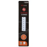 GBC PLASTIC BINDING COMB ROUND 21 LOOP 10MM A4 WHITE PACK 100