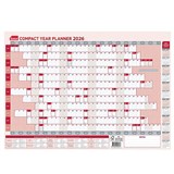 SASCO 1025294 COMPACT 594 X 420MM YEAR PLANNER  2026