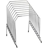 ITALPLAST STEP FILE ORGANISER LARGE 8 GRADUATED SLOT CHROME