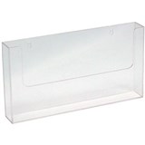 DEFLECTO BROCHURE HOLDER WALL MOUNT LANDSCAPE A4 CLEAR