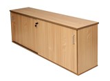 RAPID SPAN CREDENZA SLIDING DOOR LOCKABLE 1800 X 450 X 730MM BEECH