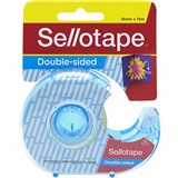 SELLOTAPE DOUBLE SIDED TAPE WITH DISPENSER 18MM X 15M