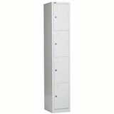 GO STEEL LOCKER 4 DOOR 305 X 455 X 1830MM WHITE CHINA