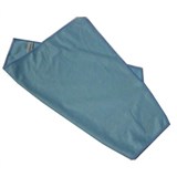 CLEANLINK MICROFIBRE GLASS CLEANING CLOTH 400 X 400MM LIGHT BLUE