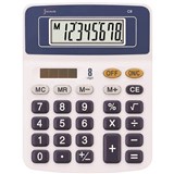 JASTEK COMPACT CALCULATOR 8 DIGIT BLUE