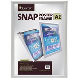 QUARTET INSTANT SNAP POSTER FRAME A2 SILVER