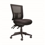 BURO METRO II 247 TASK CHAIR MEDIUM MESH BACK 3LEVER NYLON BASE BLACK