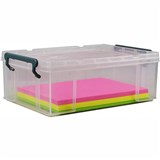 ITALPLAST STACKA STORAGE BOX WITH LID 10 LITRE