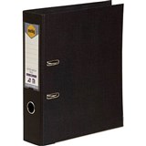 MARBIG LINEN LEVER ARCH FILE PE 75MM A4 BLACK