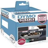 DYMO 1933083 LW DURABLE LABELS 25 X 25MM BLACK ON WHITE ROLL 1700