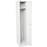 GO STEEL LOCKER 1 DOOR 380 X 455 X 1830MM SILVER GREY