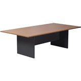 RAPID WORKER BOARDROOM TABLE 2400 X 1200MM BEECHIRONSTONE