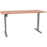 CONSET 50133 ELECTRIC HEIGHT ADJUSTABLE DESK 1500 X 800MM BEECHSILVER