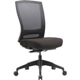 BURO MENTOR TASK CHAIR HIGH MESH BACK NYLON BASE BLACK