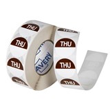 AVERY 937332 REMOVABLE DAY LABEL THURSDAY 24MM BROWNWHITE BOX 1000