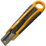ITALPLAST I853 SELFRETRACTABLE CUTTING KNIFE YELLOWBLACK