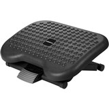 ANGLE AND HEIGHT ADJUSTABLE FOOTREST BLACK