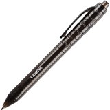 ECOWISE RECYCLED RETRACTABLE BALLPOINT PEN 10MM BLACK BOX 12