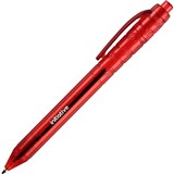 ECOWISE RECYCLED RETRACTABLE BALLPOINT PEN 10MM RED BOX 12