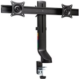 KENSINGTON SMARTFIT SPACE SAVING DUAL MONITOR ARM BLACK