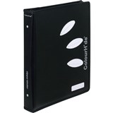 COLOURHIDE ZIP RING BINDER PP 2D 25MM A4 BLACK