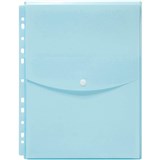 MARBIG BINDER WALLET TOP OPEN A4 PASTEL BLUE