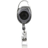 REXEL ID RETRACTABLE SNAP LOCK KEY HOLDER REEL CHARCOAL