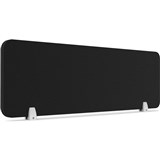 RAPIDLINE ECO PANEL DESK MOUNTED SCREEN 1190 X 384MM BLACK