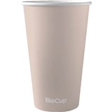 BIOPAK BIOCUP AQUEOUS SINGLE WALL HOT PAPER CUP 470ML  16OZ PACK 50