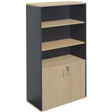 RAPID WORKER WALL UNIT LOCKABLE 1800 X 900 X 450MM OAKIRONSTONE