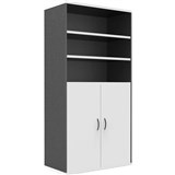 RAPID WORKER WALL UNIT LOCKABLE 1800 X 900 X 450MM WHITEIRONSTONE