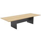 RAPID WORKER BOARDROOM TABLE 3200 X 1200MM OAKIRONSTONE