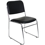 RAPIDLINE EVO VISITOR CHAIR PU BLACK
