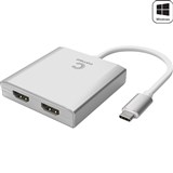 COMSOL USBC TO DOUBLE HDMI ADAPTER SILVER