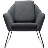 RAPIDLINE CARDINAL SINGLE SEATER ARM CHAIR CHARCOAL
