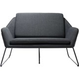 RAPIDLINE CARDINAL TWO SEATER ARM CHAIR CHARCOAL