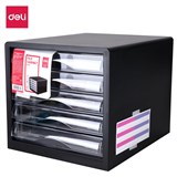 DELI DESKTOP 5 DRAW DOCUMENT FILE CABINET BLACK