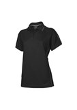 BIZ COLLECTION WOMENS RESORT POLO  BLACKCHARCOAL  SIZE 8