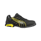 PUMA AMSTERDAM SAFETY TOE SHOES BLACKYELLOW  SIZE 8 UK