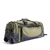 RUGGED XTREMES WHEELED FIFO TRANSIT BAG  CANVAS  GREEN