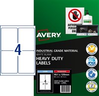 Heavy Duty Inkjet Labels